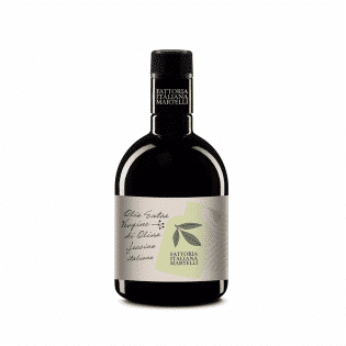 Extra virgin italian olive oil monocultivar Leccino